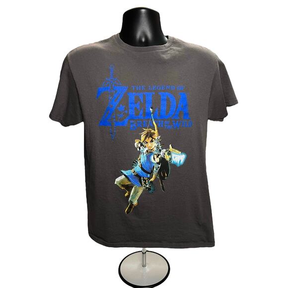 The Legend of Zelda Breath of the Wild Link With Bow Nintendo Tee - Men’s Medium - Picture 1 of 9